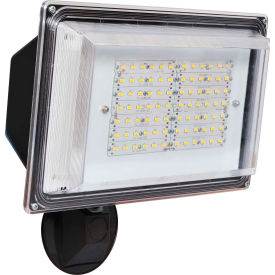 LED Security Light Wall Pack, 42W, 4000 CCT, 3500 Lumens, 82 CRI, Bronze