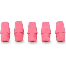 Pencil Cap Erasers, Wedge-Shaped, For Standard Pencils, 144 Count, Pink