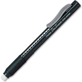 Retractable Pocket Clip Rubber Grip Black Barrel