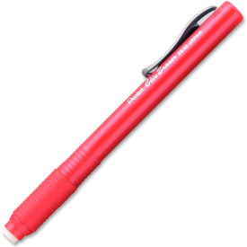 Clic Retractable Eraser, Refillable, Red Barrel