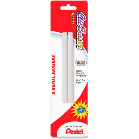 Eraser Refill, Nonabrasive, 2/PK, White