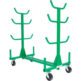 Mobile Conduit And Pipe Rack With Casters, 1000 lb. Capacity