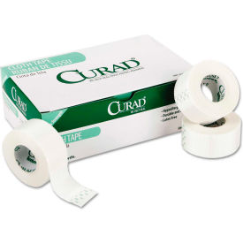 First Aid Cloth Silk Tape, 1" x 10 yds, White, 12/Pack