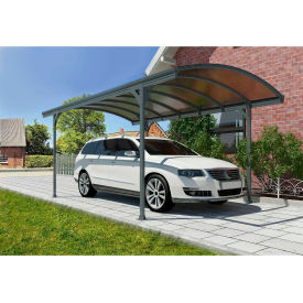 Vitoria Carport - 16'L x 10'W Gray/Bronze