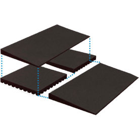 Transitions Rubber Mat Threshold Risers TMEMR 2.25 - 24" x 24" - 850 Lb. Cap.