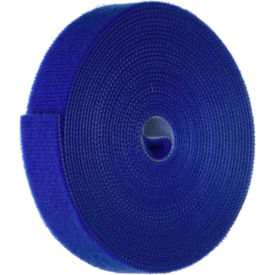 One-Wrap Hook & Loop Tape Fasteners Blue 1/2" x 75'