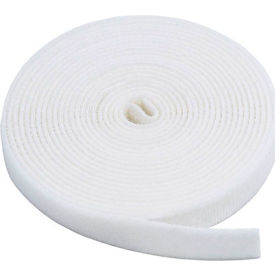 One-Wrap Hook & Loop Tape Fasteners White 5/8" x 75'