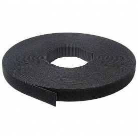 Black 1-1/2" x 75' Hook & Loop Tape Fasteners