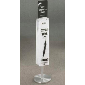 Floor Standing Wet Umbrella Bag Holder with Sign Mount
