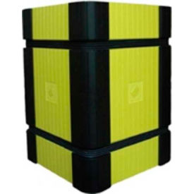 Park Sentry Column Protector - Corners, For 24" x 24" Square Columns, Black, 4/Carton