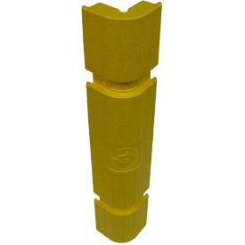 Column Protector - Corners, For 24" x 24" Square Columns, Yellow, 4/Carton