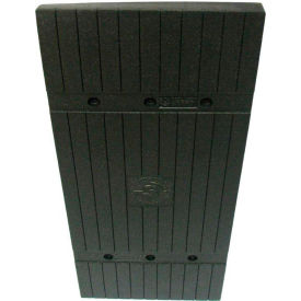 Column Protector - Planks, 24" x 24" Square, Black, 4/Carton