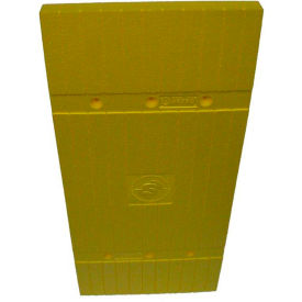 Column Protector - Planks, For 24" x 24" Square Columns, Yellow, 4/Carton