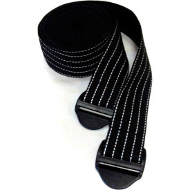 Black Reflective Strap, 100"L x 2"W, Set of 2