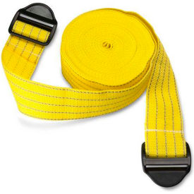 Yellow Reflective Strap, 100"L x 2"W, Set of 2