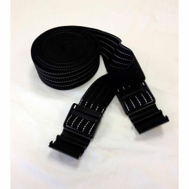Black Reflective Strap, 158"L x 2"W, Set of 2