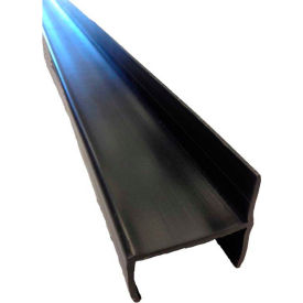 Wall Clip, 55-1/2"L x 1-1/4"W, Black, 12 Clips/Carton