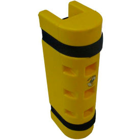 Rack Protector, 3" x 3" Opening, 18"H, Yellow