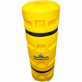 Column Protector, 6"x 6" Square Opening, 14" O.D. x 42"H, Yellow