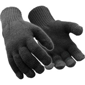 Thermal Touchscreen Gloves, Black, L/XL, 1 Pair