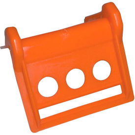 Plastic Corner Protector, 4"L x 4"W x 4"H, Orange