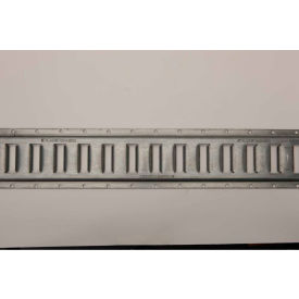 Steel Horizontal Flanged Track - 10' Galvanized