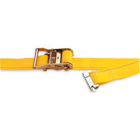 Cargo Control Ratchet Logistic Strap with Spring Loaded Fitting - 20' x 2" Blue