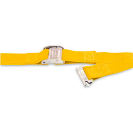 Cargo Control Cam Logistic Strap with Spring Loaded Fitting - 12' x 2" Gold