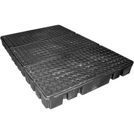 Black Diamond 6 Drum Spillpallet - Low Profile - 3000 Lb. Cap.