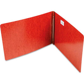 Pressboard Report Cover, Prong Clip, 11 x 17, 3" Capacity, Red