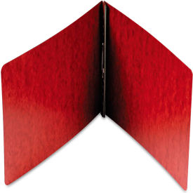 End Opening PressGuard Report Cover, Prong Fastener, 2" Capacity, Letter, Red