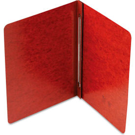 Side Opening PressGuard Report Cover, Prong Fastener, Letter, Red