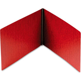 Top Opening PressGuard Report Cover, Prong Fastener, 11 x 17, Red