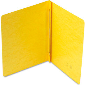 Side Opening PressGuard Report Cover, Prong Fastener, Letter, Yellow