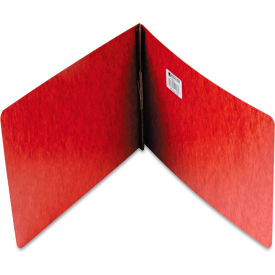 Pressboard Report Cover, Prong Clip, Legal, 2" Capacity, Red