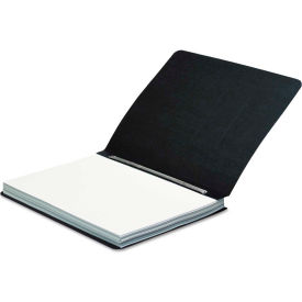 Pressboard Report Cover, Prong Clip, Letter, 3" Capacity, Black