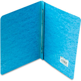 Pressboard Report Cover, Prong Clip, Letter Size, 3" Capacity, Light Blue