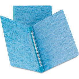 Side Opening Pressboard Report Cover, Prong Fastener, Letter, Blue