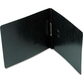 End Opening PressGuard Report Cover, Prong Fastener, Letter, Black