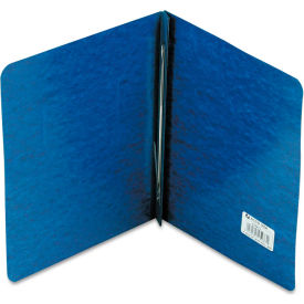 Pressboard Report Cover, Prong Clip, Letter Size, 3" Capacity, Dark Blue