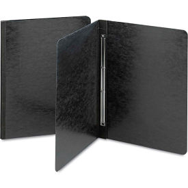 Side Opening Pressboard Report Cover, Prong Fastener, Letter, Black