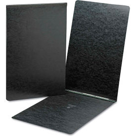 Top Opening Pressboard Report Cover, Prong Fastener, 11 x 17, Black