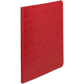 Pressboard Report Cover, Prong Clip, Letter, 3" Capacity, Executive Red