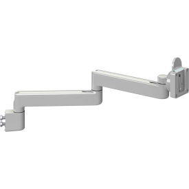 Monitor Arm, 18"D, Gray
