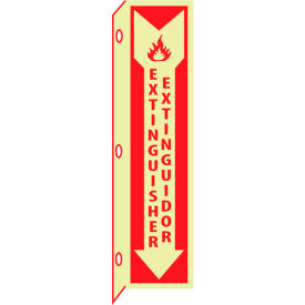 3D Glow Sign Plastic - Extinguisher Bilingual