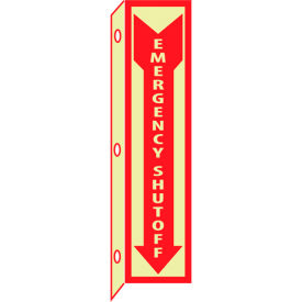 3D Glow Sign Plastic - Emergency Shut Off
