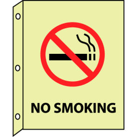 3D Glow Sign Plastic - No Smoking