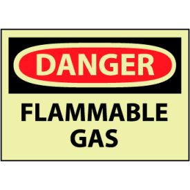 Glow Danger Vinyl - Flammable Gas