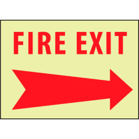 Glow Sign Rigid Plastic - Right Arrow