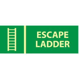 Escape Ladder - Glow Sign Rigid Plastic